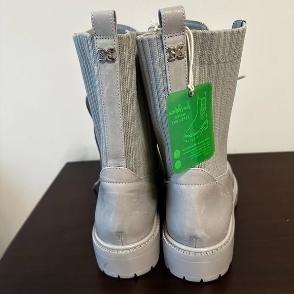 Gray Sam Edelman Lysenko Combat Boot - Picture 6 of 12